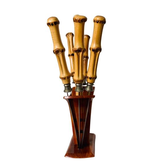 Vintage Bakelite Rostfrei Solingen Knife Set - Picture 3 of 13